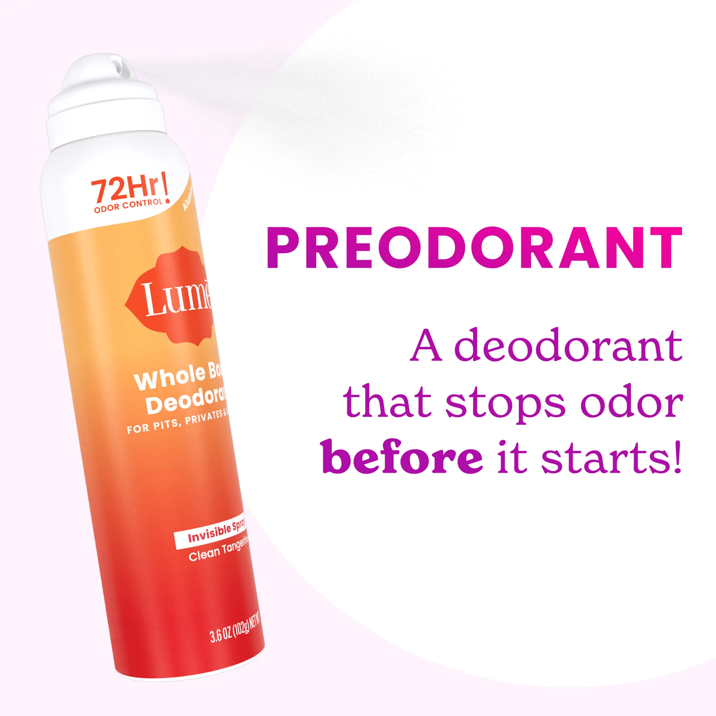 Clean Tangerine | Aluminum Free Deo Spray - Image 4