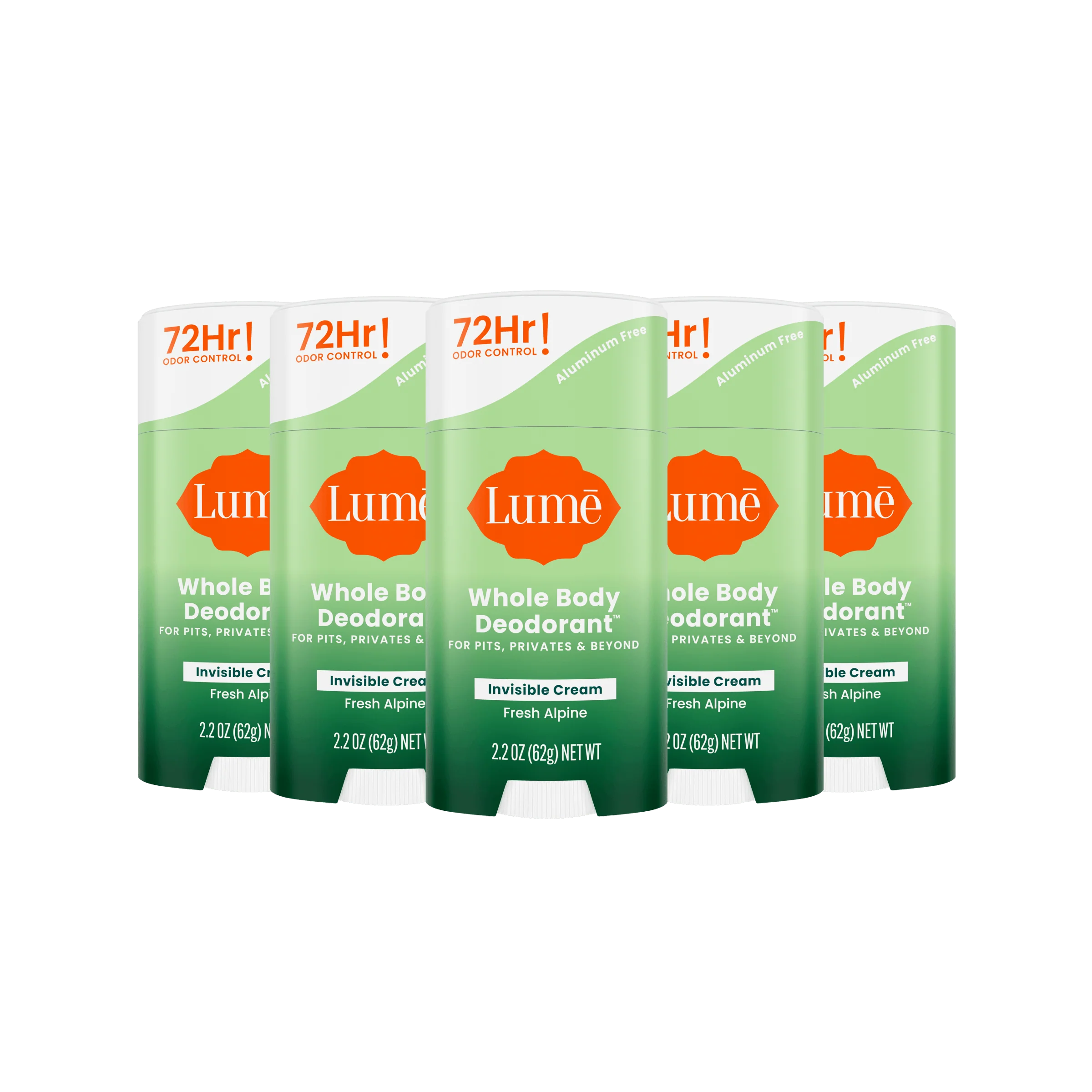 Fresh Alpine | Cream Stick Deodorant 5-Pack