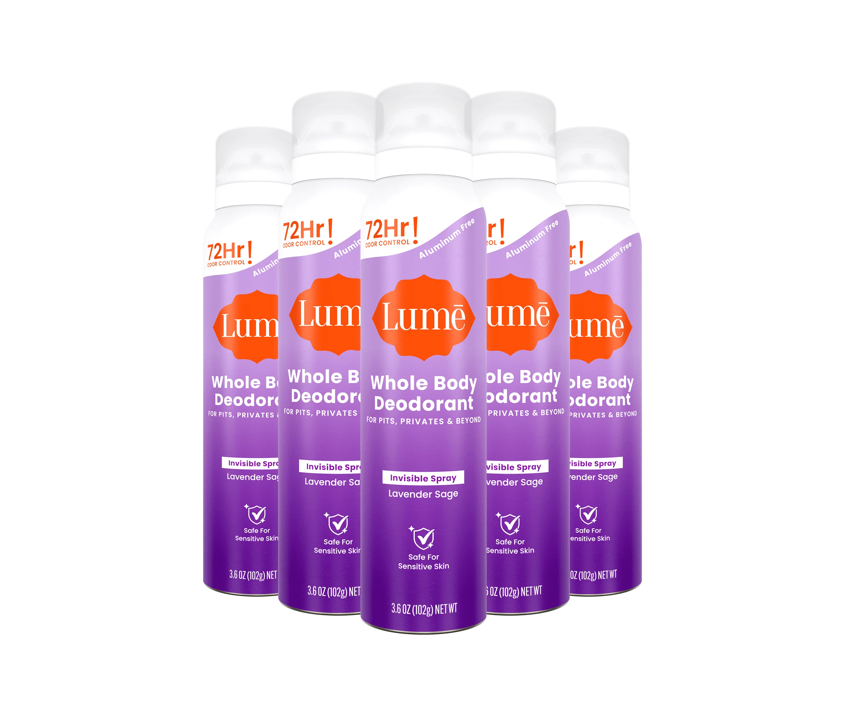 Lavender Sage | Spray Deodorant 5-Pack