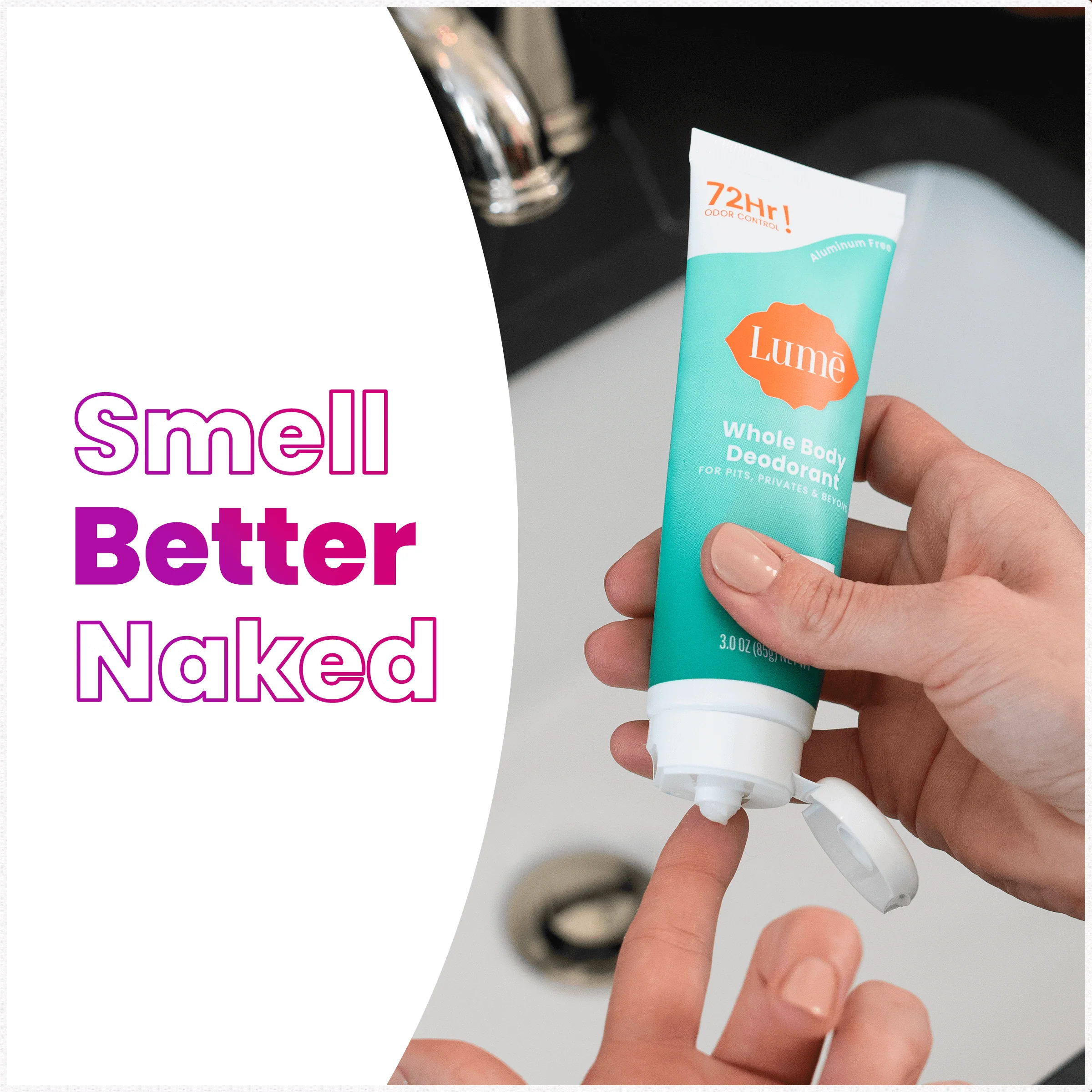 Minted Cucumber | Cream Deodorant Tube - Image 3
