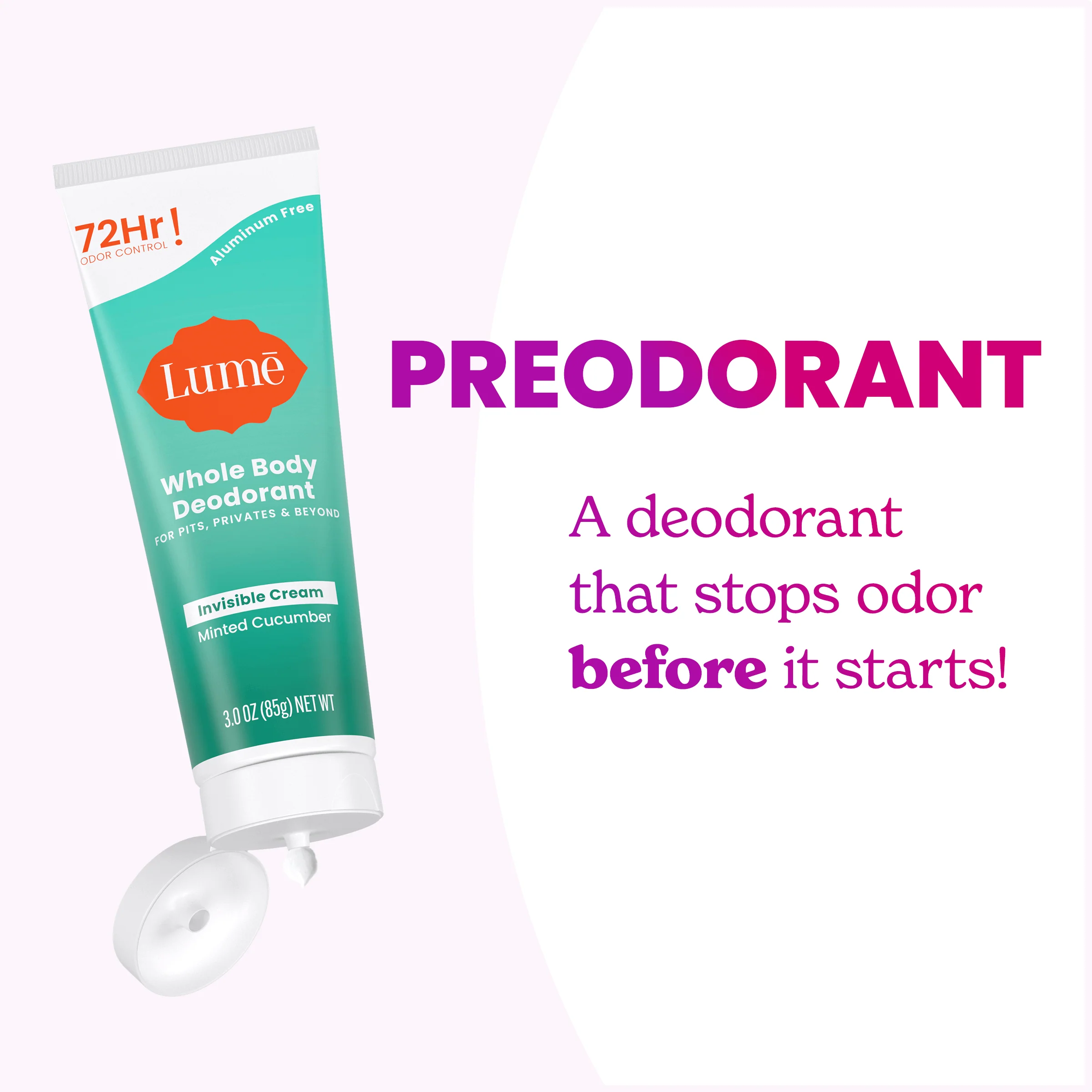 Minted Cucumber | Cream Deodorant Tube - Image 5