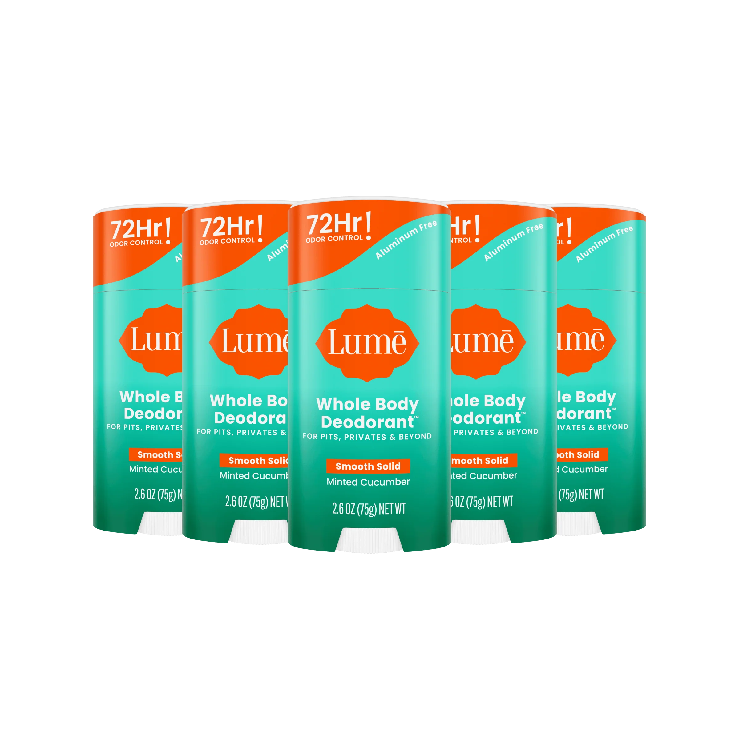 Minted Cucumber | Solid Stick Deodorant 5-Pack