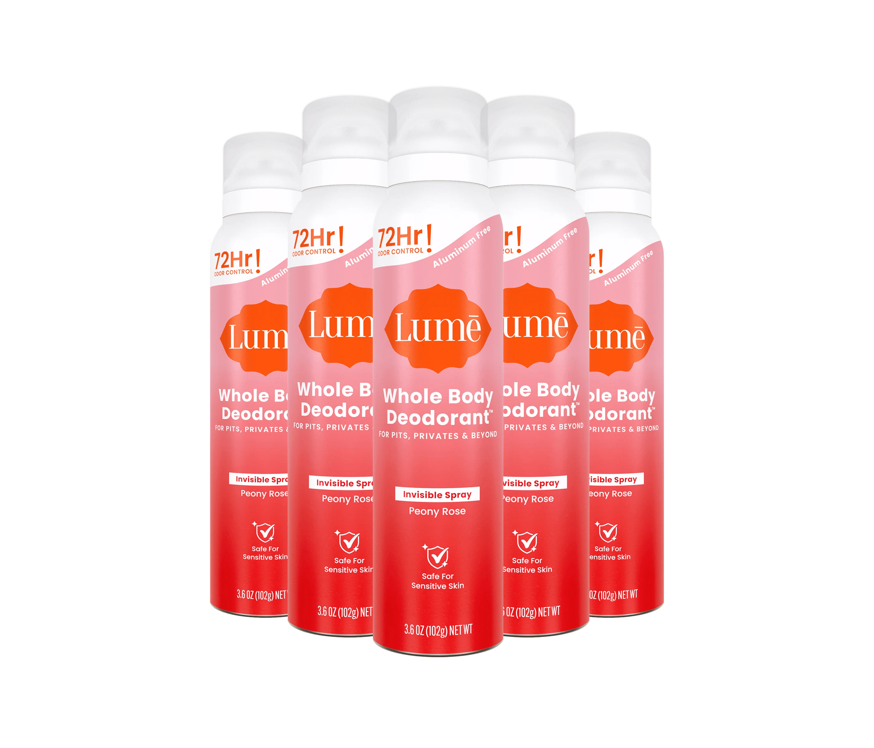 Peony Rose | Spray Deodorant 5-Pack
