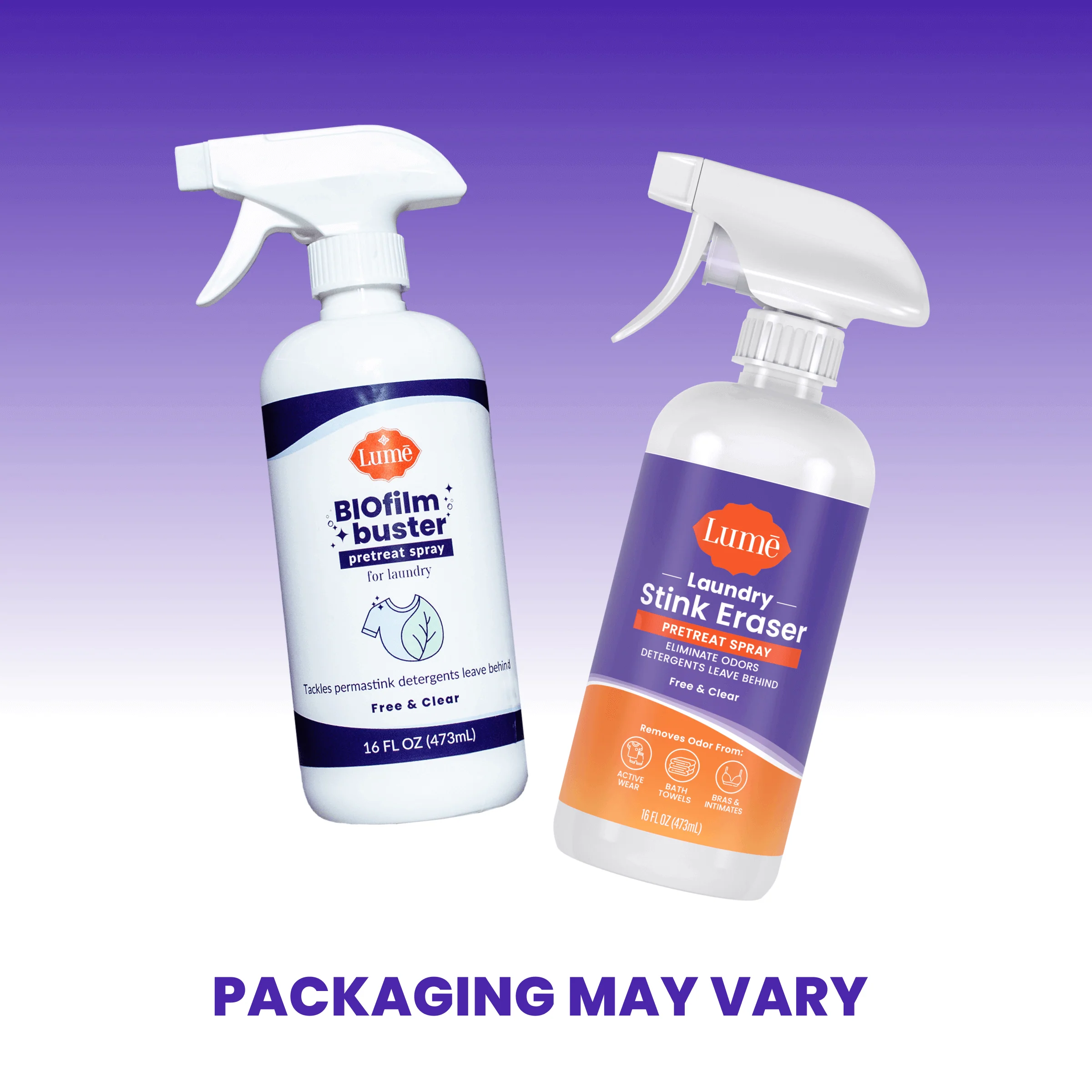 Laundry Stink Eraser | Pretreat Spray + Scrub Brush 2-Pack - Image 3