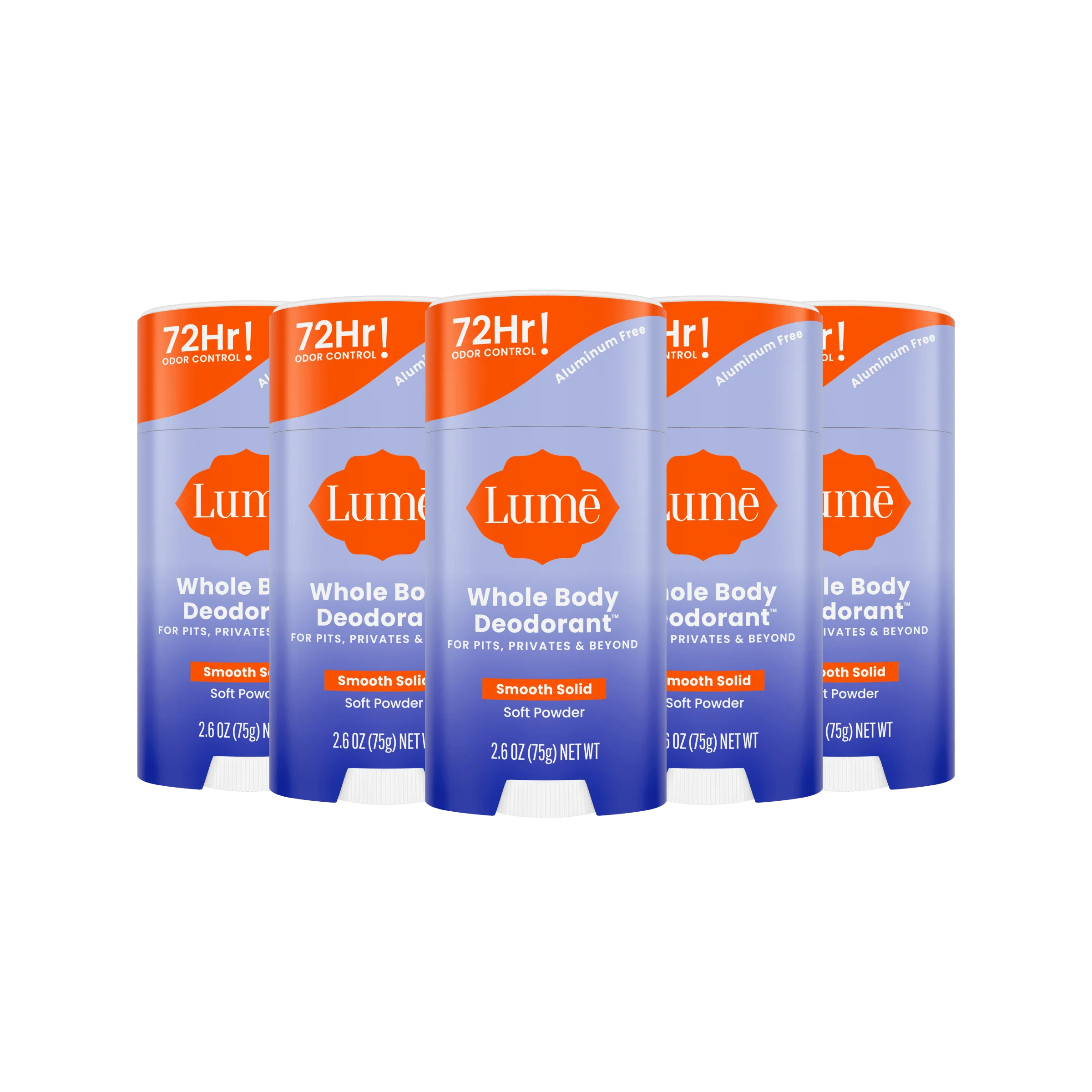 Soft Powder | Solid Stick Deodorant 5-Pack