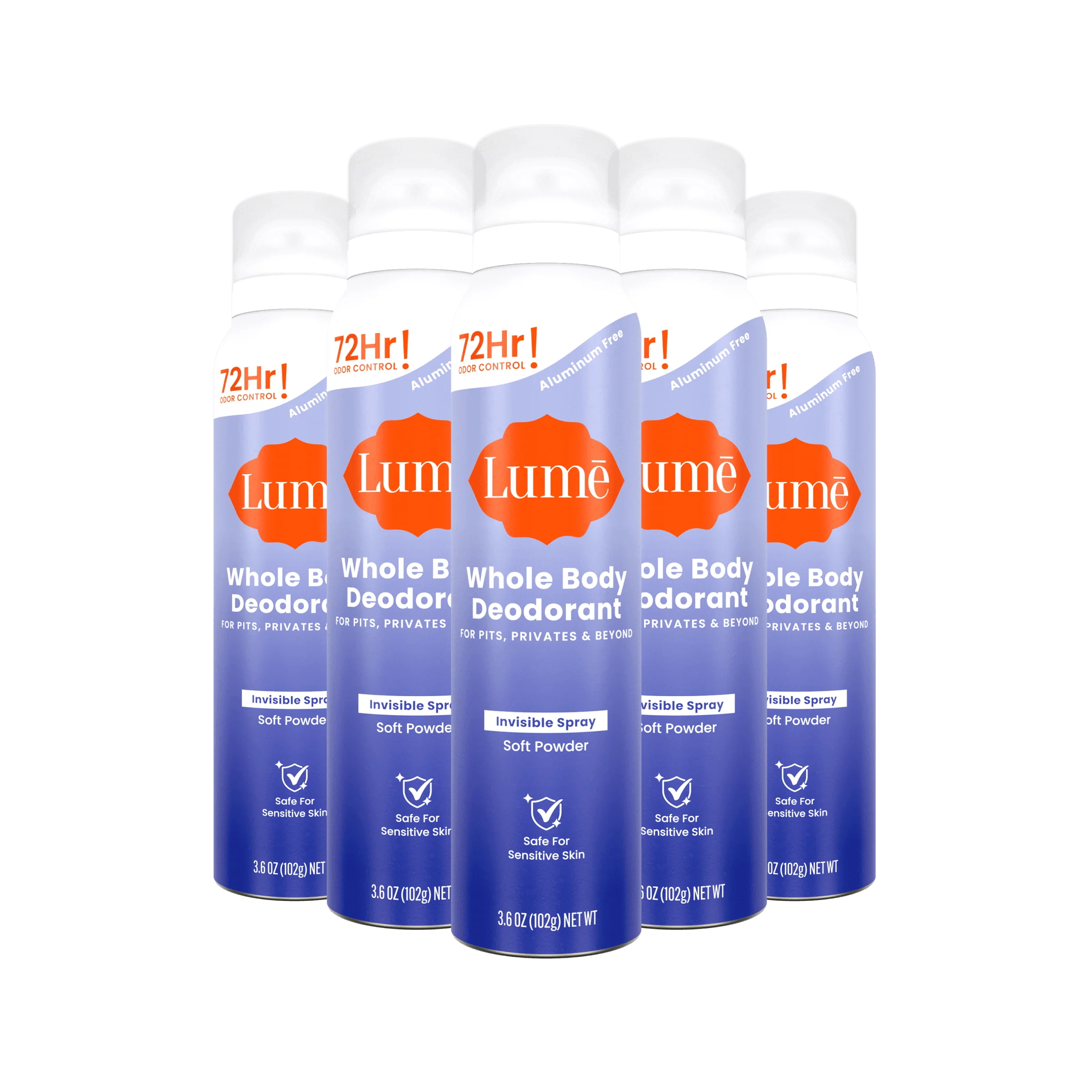 Soft Powder | Spray Deodorant 5-Pack
