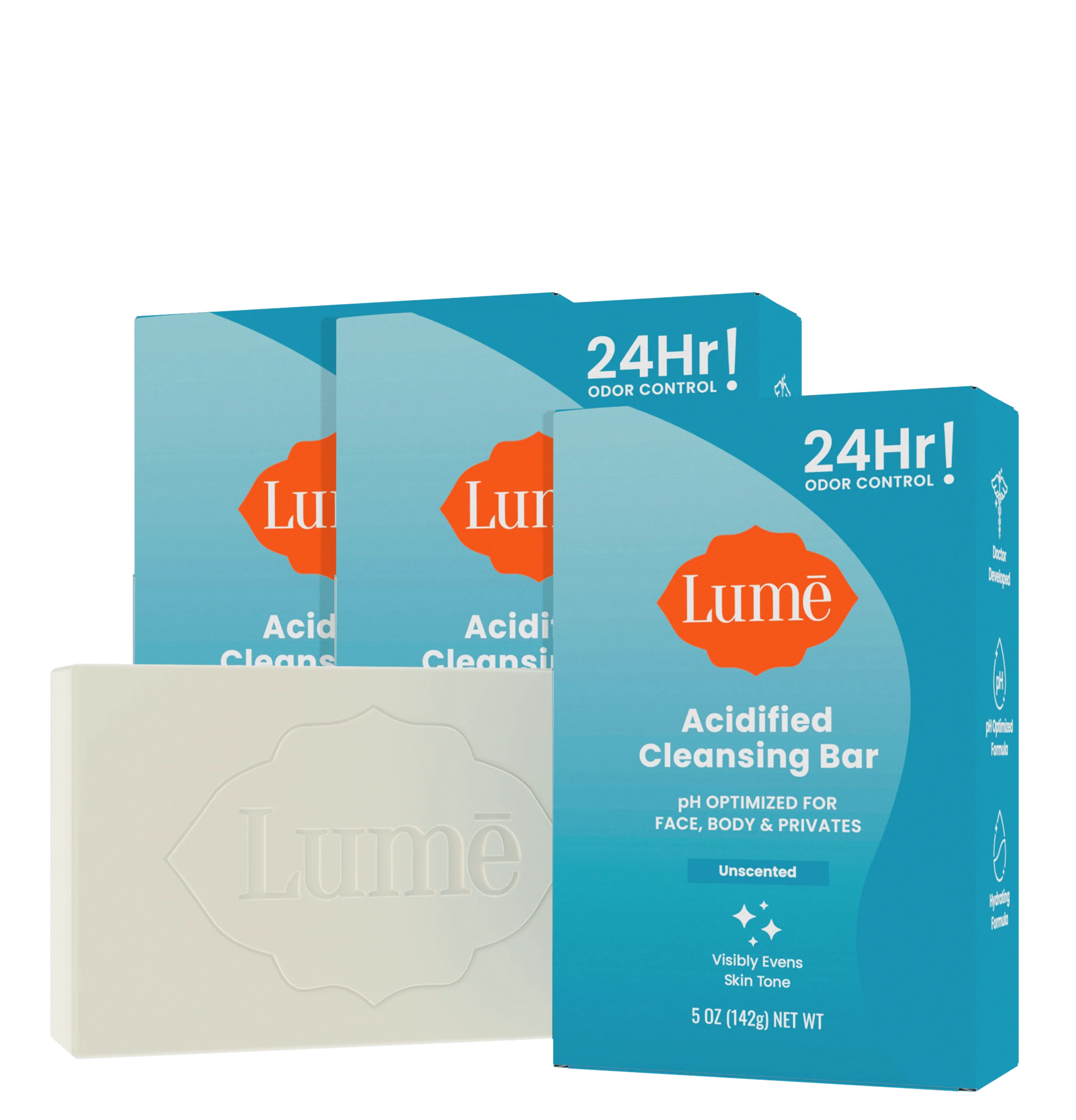 Unscented | Cleansing Bar 3-Pack