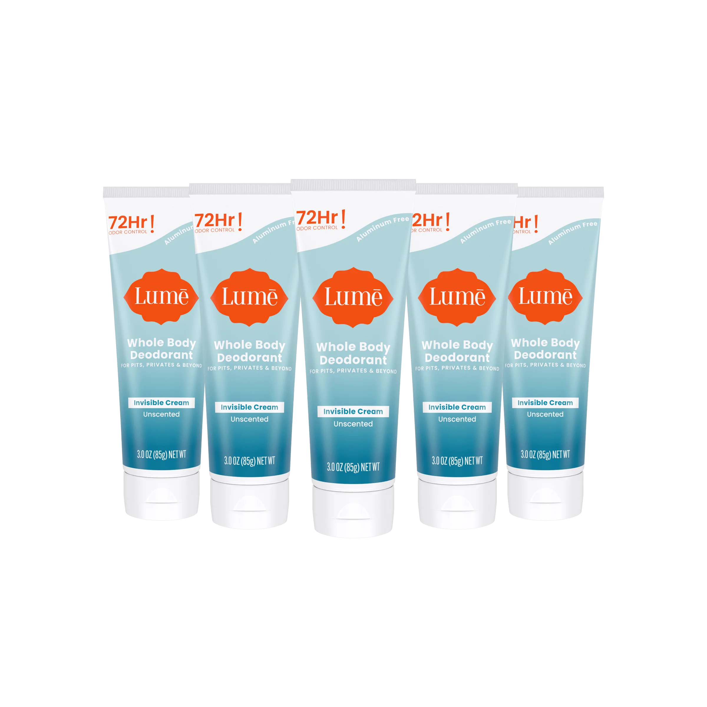 Unscented | Cream Tube Deodorant 5-Pack