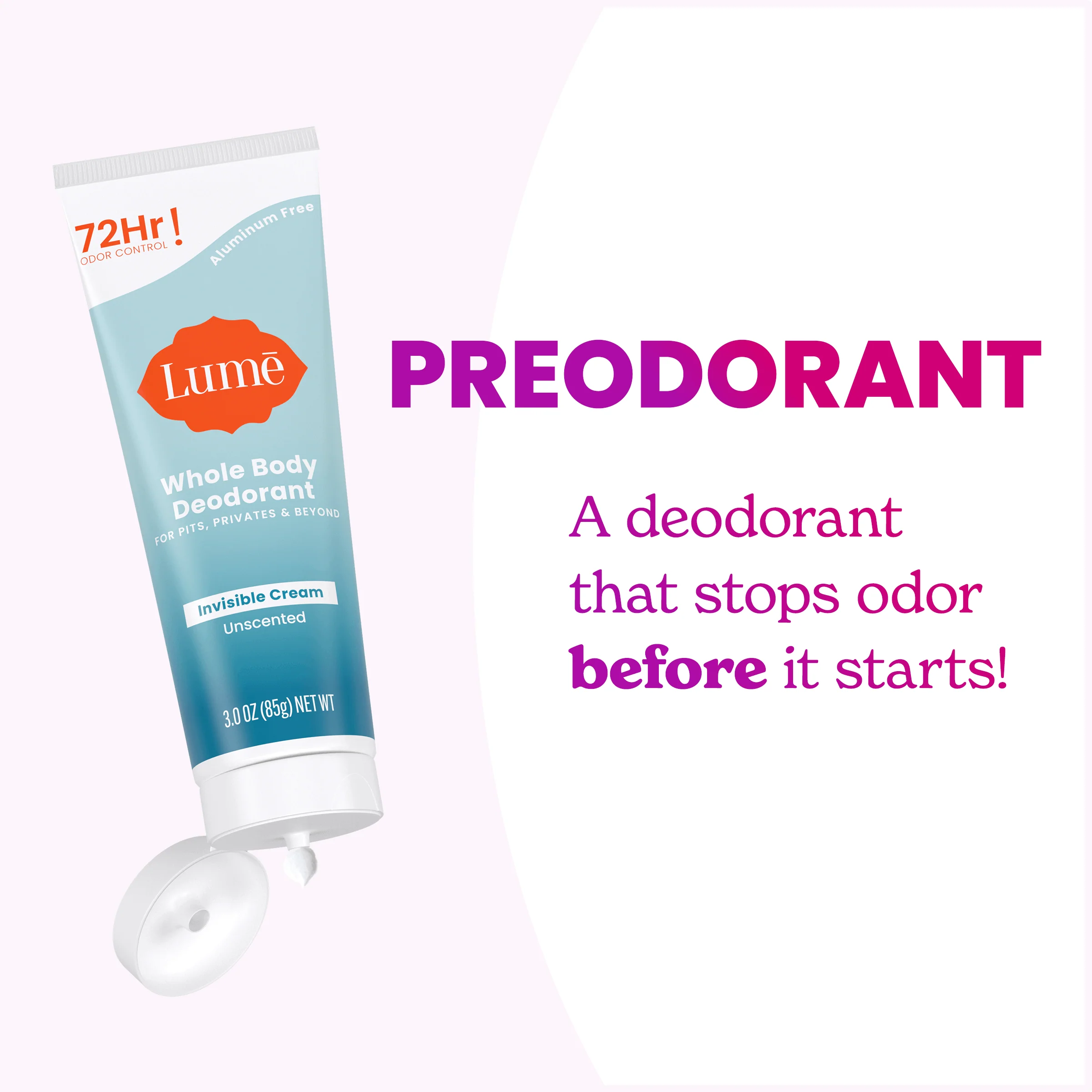 Unscented | Cream Deodorant Tube - Image 5