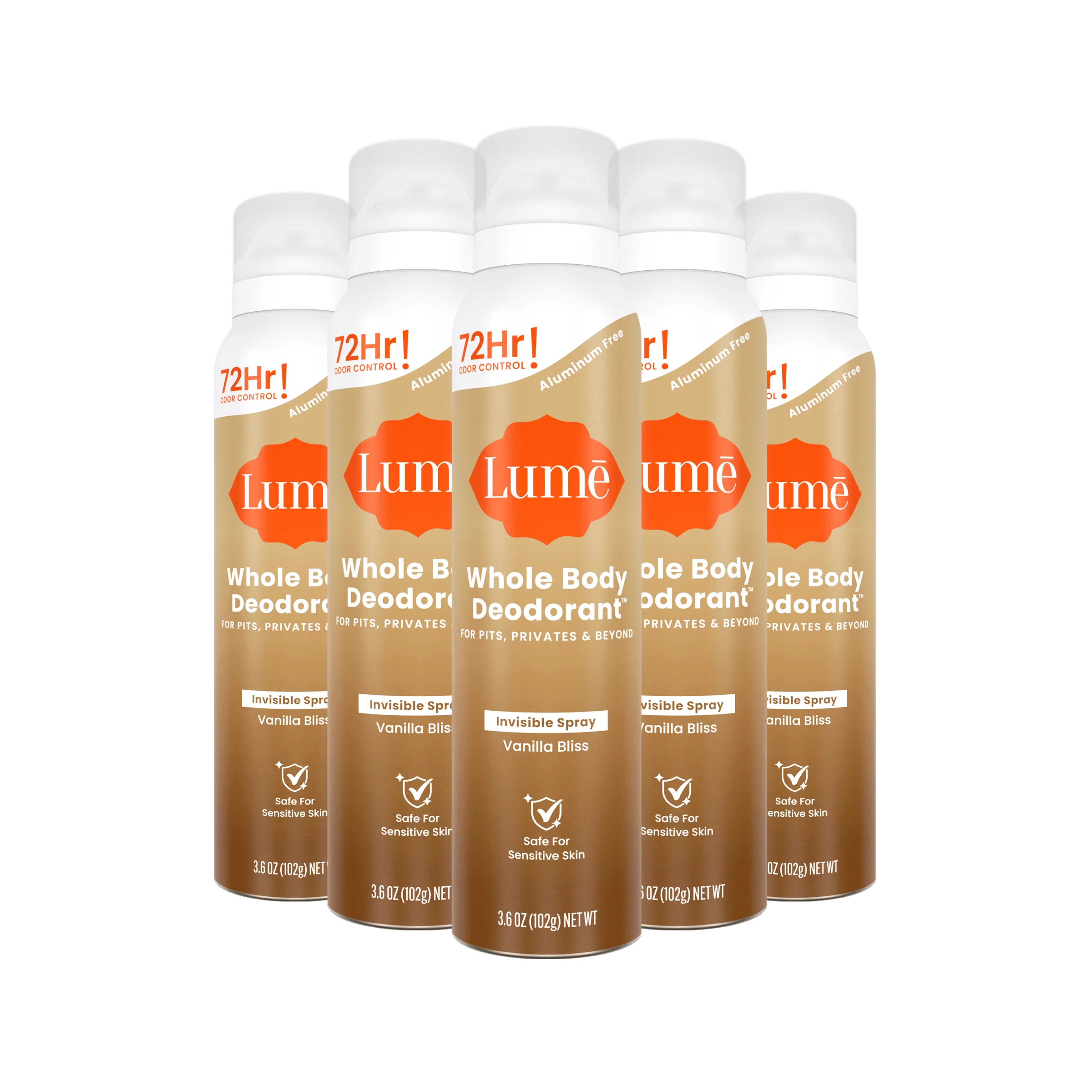 Vanilla Bliss | Spray Deodorant 5-Pack