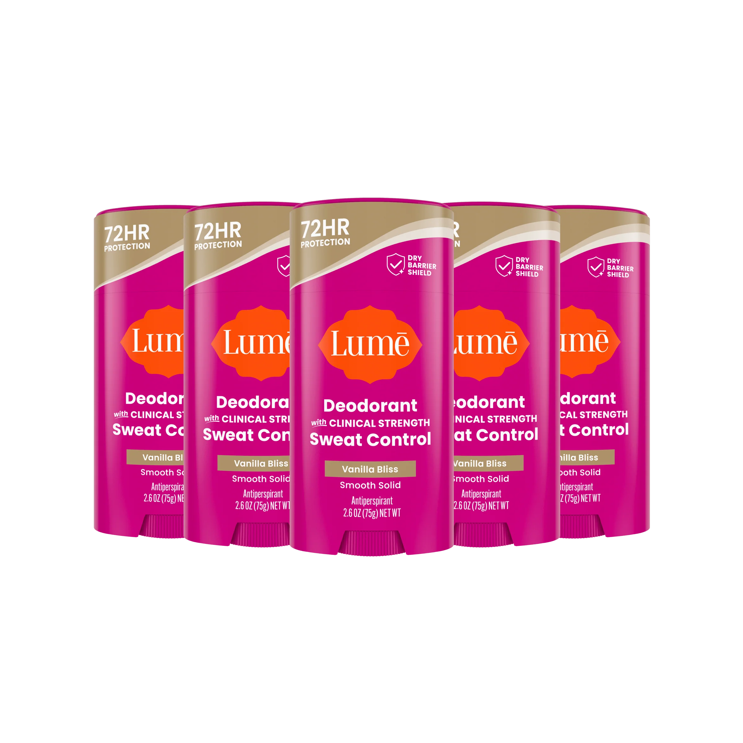 Vanilla Bliss | Sweat Control Solid Deodorant 5-Pack